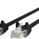 Belkin Components Cablecat5eutprj45m/m5mblkpatchsnagless