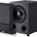 Monoprice Premium Select Subwoofer - 8-Inch Woofer, 200 Watt, 4 Ohm Nominal Impedance, Auto On/Off, Black