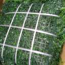 20"x20" (12P), Artificial Greenery Grass Wall Backdrop, UV-Anti | Faux Green Boxwood Panel for Patio Balcony Privacy, Green Hedge Ivy Fence Covering Privacy, Garden, Backyard Wall Home Decor