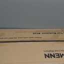 NUMENN Bookshelf, 6 Tier Bookshelves, Home Office Bookcase Shelf Storage Organizer, Free Standing Storage Shelving Unit for Bedroom, Living Room and Home Office, Natural