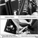 KatchOn, Black and Silver Happy Birthday Banner - 72x44 Inch | Backdrop Banner for Happy Birthday Decorations | Birthday Party Decorations for Women, Men | Happy Birthday Backdrop, Happy Birthday Sign