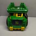 MEGA BLOKS John Deere Toddler Building Blocks Toy Set, Dump Truck Green