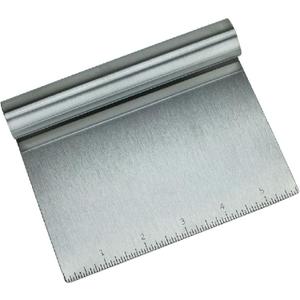 Stainless Steel Food Scraper and Chopper Large Griddle Spatula Kitchen Tool Gadget by Merry Bird
