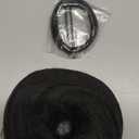 CJL HAIR 2PCs Small Cute Messy Bun Hair Piece for Thin Hair Women Mini Synthetic Curly Bun Scrunchies Updo Hairpieces Black