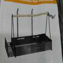 Grill Caddy, BBQ Caddy for Outdoor Grill with 2 Paper Towel Holders, Picnic Condiment Utensil Caddy, Camping Essentials, RV, Tailgating, Grilling Accessories, Camping Kitchen, Gifts for Men