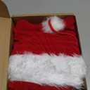 Shappy Christmas Santa Claus Bag with Drawstring Velvet Large Santa Gift Sack 31 x 27 Inch Gift Candy Bag for Xmas Stocking Stuffer Supply Wrap Holiday Party Decoration (Red)