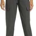 Womens Cargo Pants with Pockets-Lightweight Quick Dry Water Resistant Hiking Pants for Travel Casual Athletic and Outdoor (X-Small, Charcoal Grey)