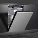 Stainless Steel Brushed Pattern Dishwasher Magnet Cover Panel Decal Home Appliance Art, Stainless Steel Fridge Door Cover Decals Magnetic, Grey, Mobile Magnetic 23" x 26"