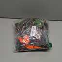 Orange Camo Hunting Vest for Men, Fleece Game Reversible Waistcoat Sleeveless Jacket, Size: 4XL