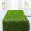 Artificial Grass Table Runners-13 x 108 Inches Faux Grass Table Runner for Golf Themed Party,Synthetic Turf Table Runner for Wedding Party, Birthday, Banquet, Baby Shower, Home Decor
