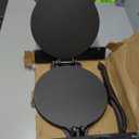 Uno Casa Cast Iron Tortilla Press 10 Inch - Tortilla Maker Press, Pre-Seasoned Roti Maker with 100 Pcs Parchment Paper - Heavy Duty Quesadilla Maker for Homemade Flatbreads, Rotis, Empanadas