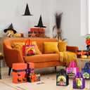 2 x Ranfashiong 6PCS Small Halloween Trick or Treat Bags for Kids with Handle, Reusable Non-Woven Tote Bags Party Favor