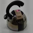 461555 3 Qt Easy Pour Whistling Tea Kettle Stainless Steel