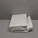 THREAD SPREAD 100% Egyptian Cotton Sheets Queen Size - 600 Thread Count Sheet Set Queen, 4 PC White Luxury Sheets Queen Size, Extra Soft, Cooling Sateen Weave Deep Pocket Sheet, Fits Mattress upto 18"
