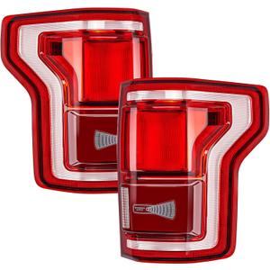 LED Tail Light with Blind Spot Compatible with 2015 2016 2017 Ford F150 Taillight, Left & Right Rear Tail Lamp, HL3Z13404D HL3Z13405D (Left+Right)
