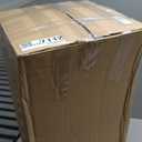 Verel Set of 2 Tall Outdoor Planters - 24 Inch Large with Small Planting Pots  Indoor and Outdoor Rectangular Flower Pots for Front Door, Patio and Deck (Black)