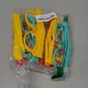 Hooqict 9 Pcs DIY Building Bricks Glasses Building Blocks Games for Kids Birthday Party Favor Block Theme Party Supplies Carnival Easter Games