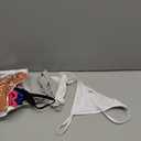 FINETOO 10 Pack G-String Thongs for Women Cotton Panties Stretch T-back Tangas Low Rise Hipster Underwear Sexy Medium