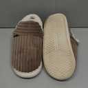 Drecage Womens Fuzzy Slippers Mens, Fleece Lined House Slipper for Ladies, Extra Plush Warm Indoor Outdoor Slippers with Heel Cover & Non-Slip Sole, Cozy Memory Foam Home Shoes, 41-41