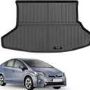 Custom for 2010-2015 Toyota Prius Hatchback Cargo Mats Trunk Liner All Weather TPE Protection Mat Accessories (Not for Prius V and Prius C) (for 2010-2015 Toyota Prius Hatchback)