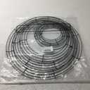 5 Pieces Christmas Metal Wreath Frame Ring Round DIY Macrame Floral Crafts Wire Wreath Form Christmas Decoration Door Craft (Deep Green, 12 Inch, 8 Inch)