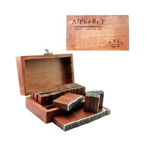 UCEC 70pcs Alphabet Stamps for Clay, Rubber Letter Stamps for Crafting, Wooden Letter Number and Symbol Stamp Set for Scrapbooking Supplies DIY Craft Card Making