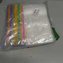 100 Pcs Drink Pouches with 100 Straw Holes, Freezable Juice Pouches, Translucent Reclosable Zipper Plastic Pouche Drink Bags for Cold & Hot Drinks for Adults and Kids