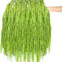 24 Pcs Green Spring Natural Dried Amaranthus Hanging Flowers Amaranthus Artificial Flowers for Wedding Arch Bouquet Floral Garland Wall Home Decoration (23 Inch)