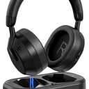 Ensemble-TV Wireless Headphones with LED Display, Bluetooth V5.3, No Lip-Sync Delay, Plug and Play, Gifts for Elderly (Black)
