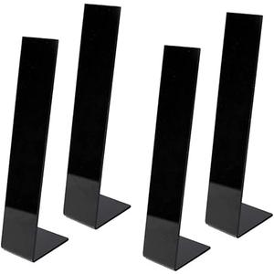 4pcs Acrylic Hair Clip Display Stand Organizer for Hairpins Barrettes Clips Compact Storage for Home Shops and Boutiques