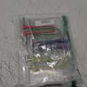 6Pcs Guitar Patch Cable, Guitar Pedal Cable Bundle, 6 Multi-Colored Right Angle Patch Cables, Instrument Patch Cables for Various Devices