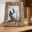 Floral Solid Wood Picture Frame Size 10x15 cm
