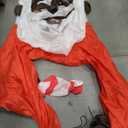 [Flash Light] 10FT Tall Christmas Inflatable Outdoor Decoration Candy Castle with Santa Gingerbread and Penguin, Christmas Blow Up Candy Castle Inflatables for Xmas Outdoor Decorations