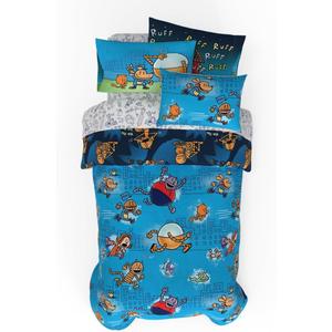 Franco Dog Man Supa Book Kids Bedding Super Soft & Cozy Reversible Microfiber Comforter and Sheet Set with Sham, 5 Piece Twin Size, (Officially Licensed Product)