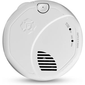First Alert SMCO500V, Interconnect Battery-Operated Combination Smoke & Carbon Monoxide Alarm with Voice Alerts, 1-Pack