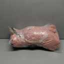 JOLLYVOGUE Calming Small Dog & Cat Bed for Indoor Cats - 20 inches Washable Donut Bed for Kittens & Puppies, Anti-Anxiety Round Fluffy Plush Pet Beds (Fits up to 15 lbs, Peach Pink)