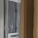 LazBlinds No Drill Blinds for Indoor Windows, Cordless 1" Vinyl Mini Blinds, Privacy S-Curve Blinds for Windows, Room Darkening Horizontal Window Blinds and Shades for Home, 37" W x 64" H, Grey