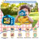 Kids Camera Toddler Digital Camera Little Girls Toy Camera for 3 4 5 7+ Years Old Boys Christmas Birthday Gifts for Kids Digital Camera 40MP Dual Lens 1080P HD Video Selfie Camera with 32GB SD Card