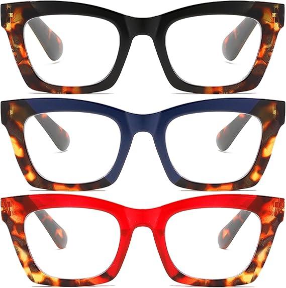 Oprah Style Readers for Women - Stylis Style Reading Glasses with Blue Light Blocking and Spring Hinge