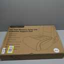 Coverado Car Seat Leg Extension Support Pad, Waterproof Leather Leg Extender Cushuon for Car Seats Office Chairs, Universal Car Seat Cushions Fit for Most Vehicles (Black)