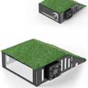 Golf Simulator Projector Cover - Floor Mounted Enclosure for Projectors with Cooling Fan - Durable Protection for Your Golf Simulation
