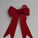 2pcs Big Red Christmas Bows for Christmas Tree 9x12 inches Red Christmas Bows for Wreaths Outdoor Christmas Tree Topper Bow for Outside