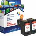 Dataproducts Remanufactured Ink Cartridges for Canon PG-210/CL-211 - Black/Tri-Color