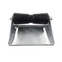 10 inch Boat Trailer Keel Roller with Bracket Assembly Kit Boat Trailer Roller Galvanized Steel Black Rubber