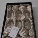 GLASSIQUE CADEAU Port and Dessert Drink Cooler, Sherry, Cordial, Aperitif Tasting Glasses | Set of 6 Small Crystal 7 oz Sippers | Mini Short Stem Nosing Taster Copitas