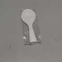 FireKylin Silicone Standing Rice Spatula with Non-Stick Paddle, Heat Resistant Rice Cooker Spoon, Serving Spoon for Grains (White)