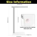 Standing Hand Towel Holder with Marble Base, 304 Stainless Steel Towel Rack, Countertop Stand Towel Ring for Bathroom (Brushed Nickel)