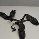 Waterproof Dog Boots for Small/Medium Dogs -Dog Paw Protectors Dog Suspender Boots Anti-Slip Pet Shoes for Outdoor Walking, Reflective Stay-On,Dirt-Proof Comfortable Booties (Black, Small)