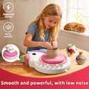 Oeasic Unicorn Pottery Wheel for Kids, Arts and Crafts for Kids Ages 8-12, PotteryCraft Kit with Clay, Art Supplies for Kids Birthday Christmas Gift for 6 7 8 9 10 11 12+