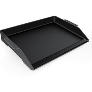 Universal Cast Iron Griddle 23" X 16",Pre-Seasoned Nonstick Coating Griddle Stove Top Griddle For All Gas Grills And 4 Burner Range Oven,Cast Iron Griddle For Stove Top With Extra High Sidewalls